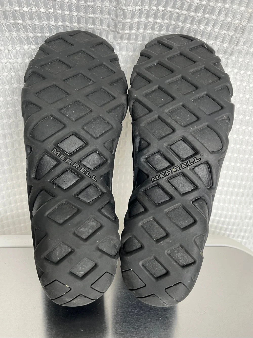Merrell Jungle Moc Quad Black Suede Slip On Shoes Women 10 EU41 Comfort Casual